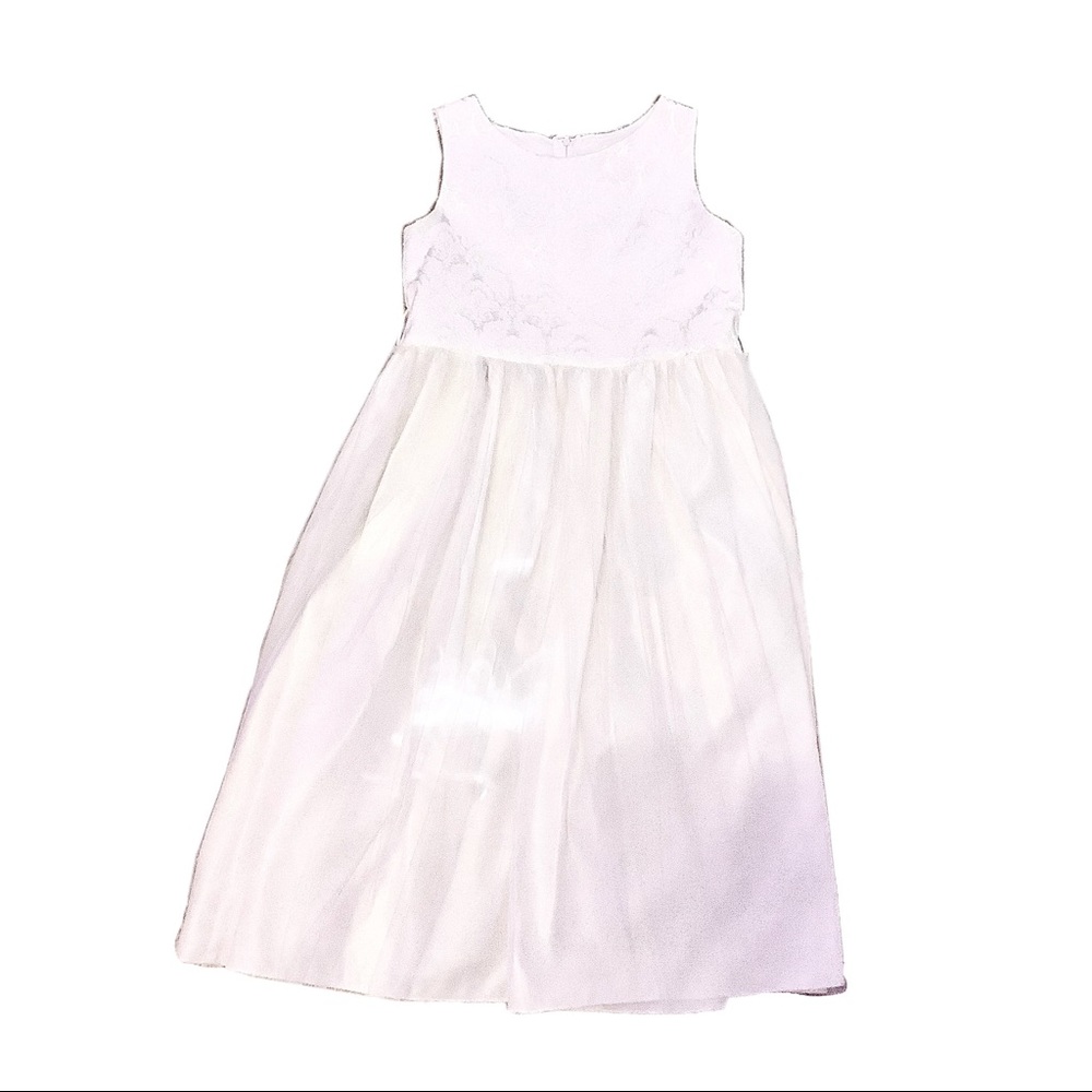 White Flower Girl Dress